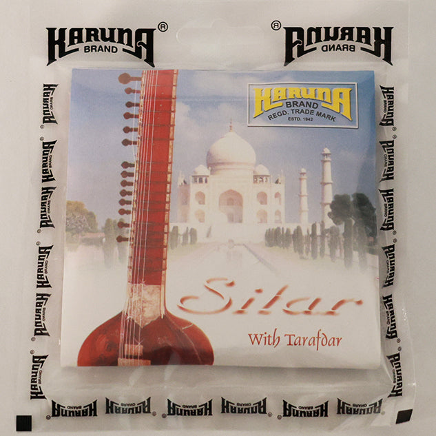 Full Set Of 18 Karuna Indian Sitar Strings – 7 Main + 11 Sympathetic (Tarafdar) Strings – Authentic Branded Replacement Set