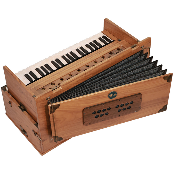 Bhava Classic Concert Edition Teak Harmonium Open Back Right