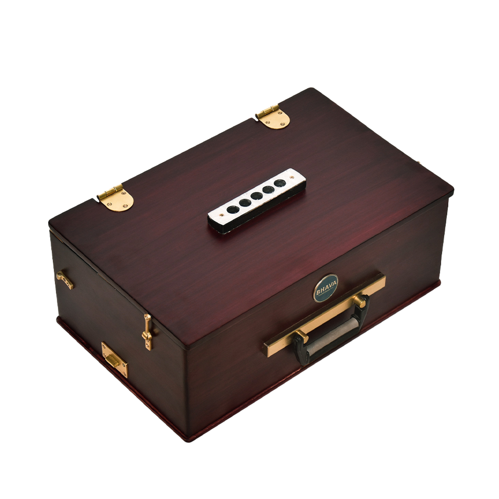 Bhava Mini "Kirtan" Harmonium | Limited Edition Mahogany