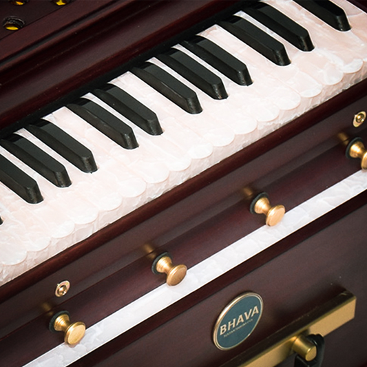 Bhava Mini "Kirtan" Harmonium | Limited Edition Mahogany