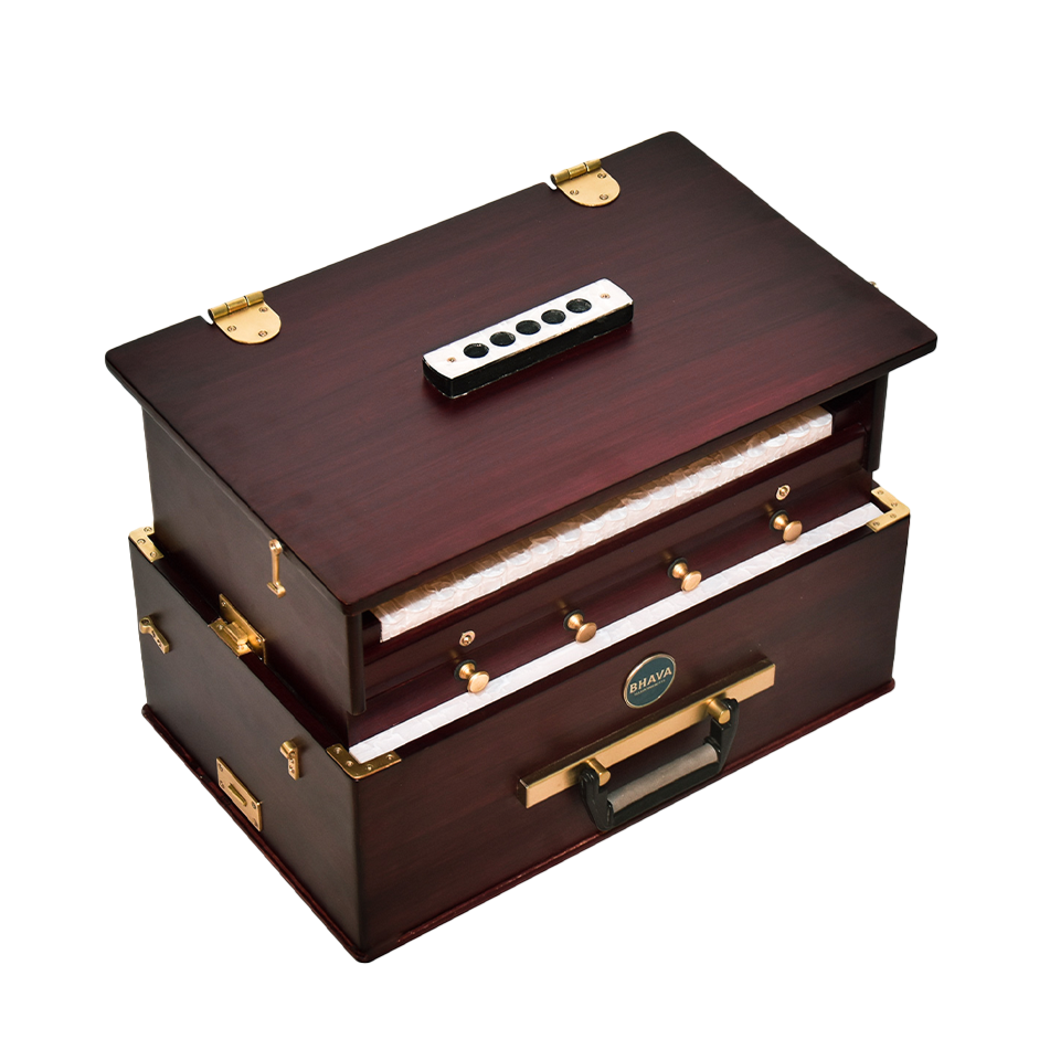 Bhava Mini "Kirtan" Harmonium | Limited Edition Mahogany