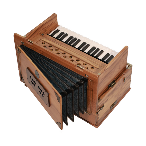 Bhava Mini Concert Edition Teak Harmonium Open Back Left