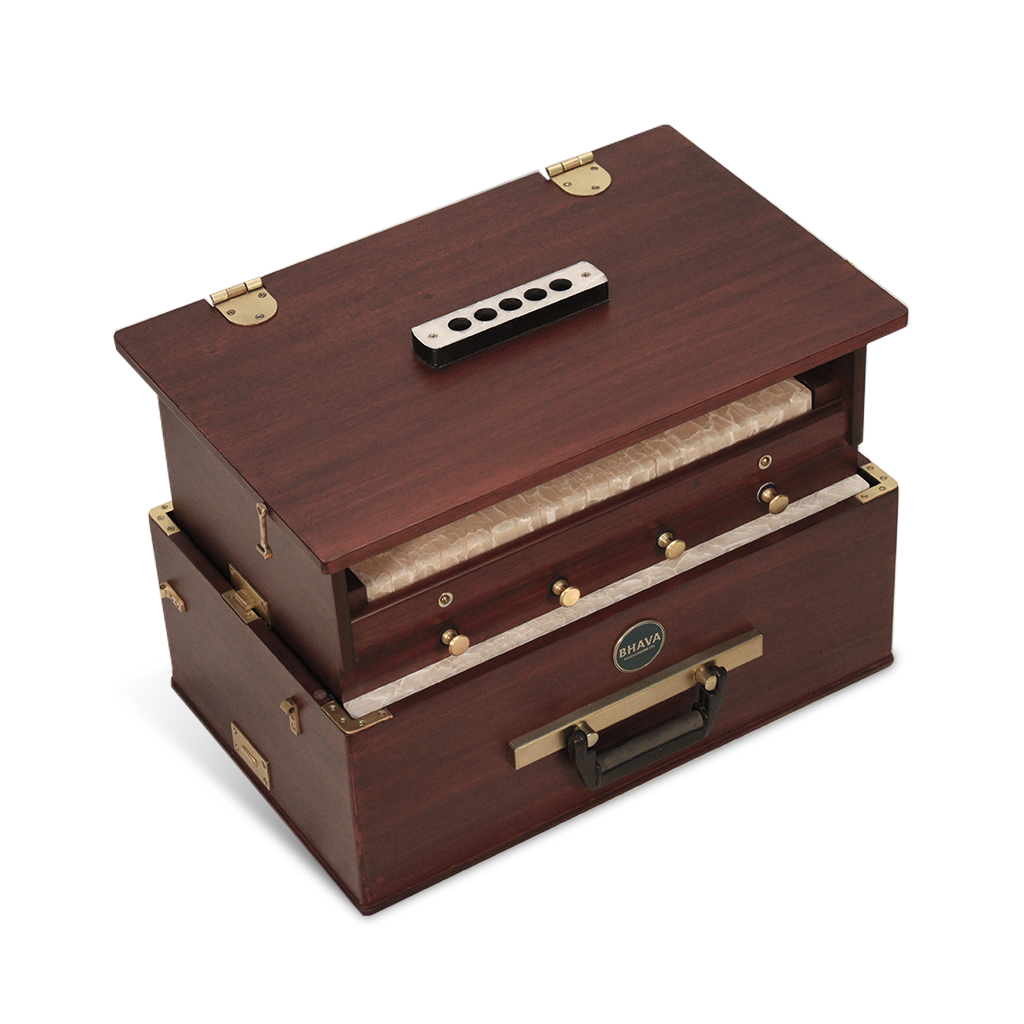 Bhava Mini "Kirtan" Harmonium | Limited Edition Mahogany