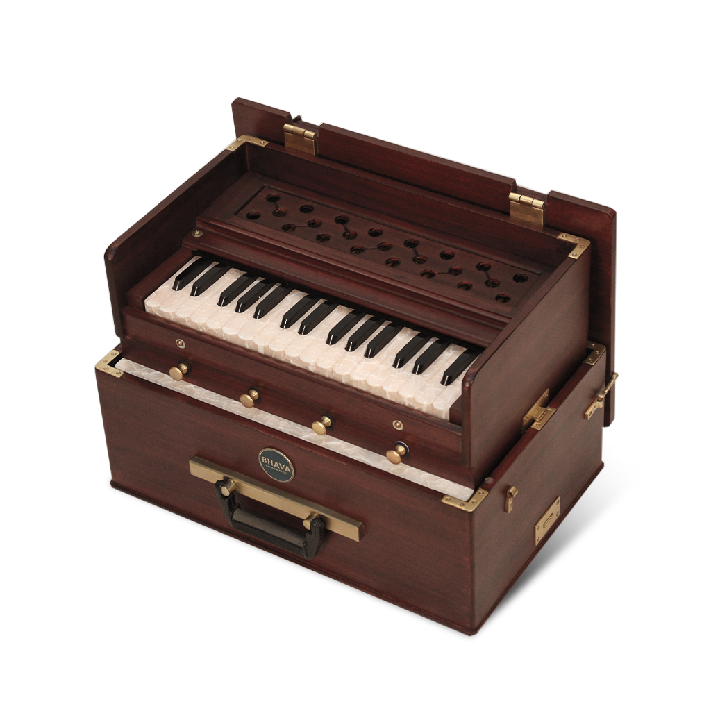 Bhava Mini "Kirtan" Harmonium | Limited Edition Mahogany