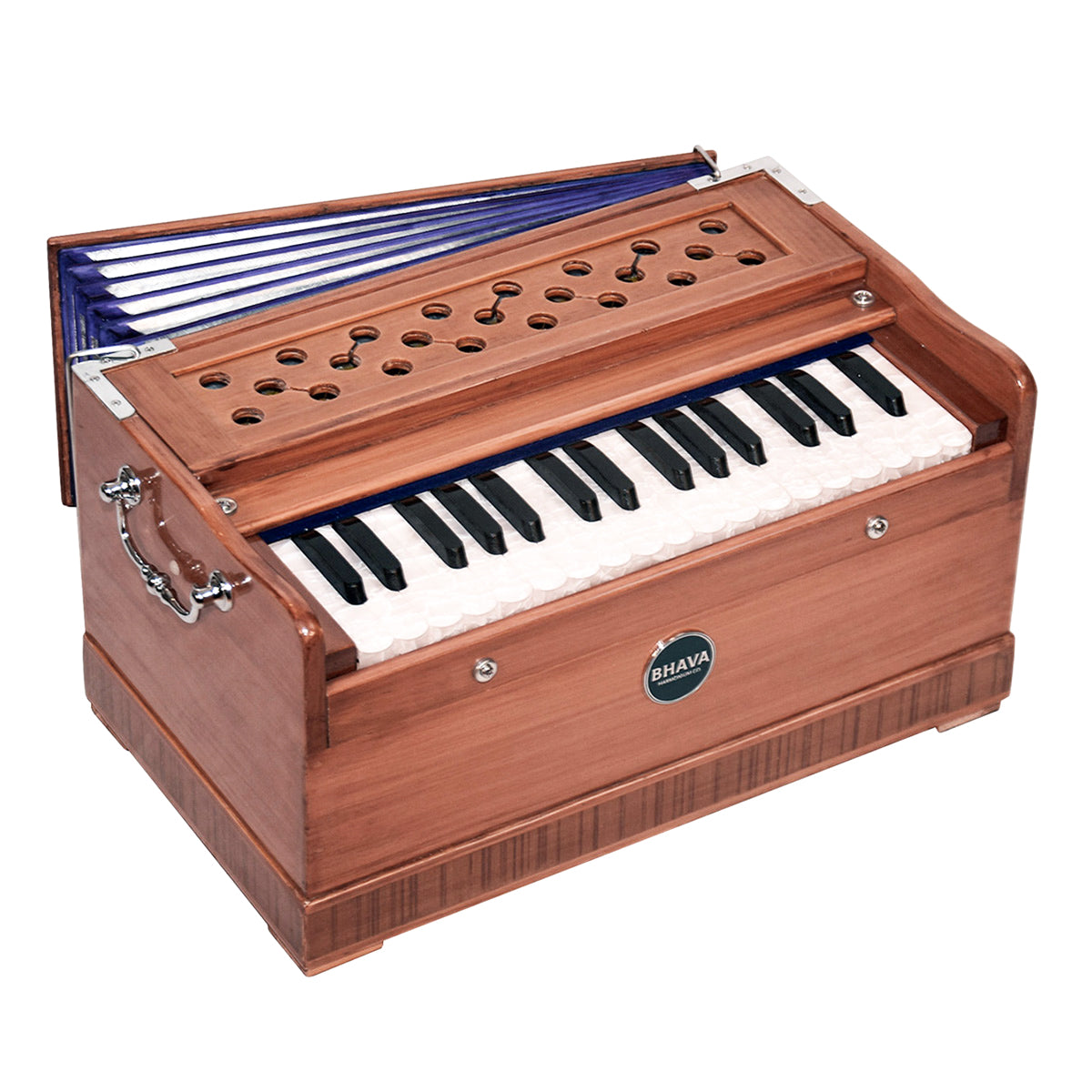 Bhava Lite "Travel" Harmonium, Standard Edition Natural