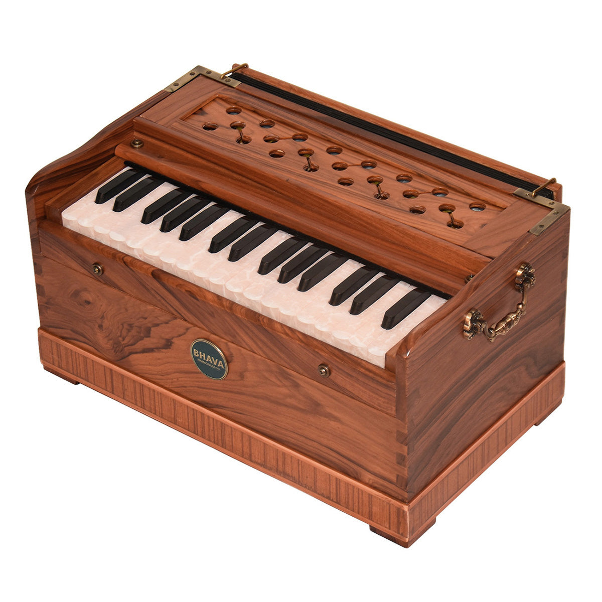 Bhava Lite "Travel" Harmonium, Concert Teak Edition