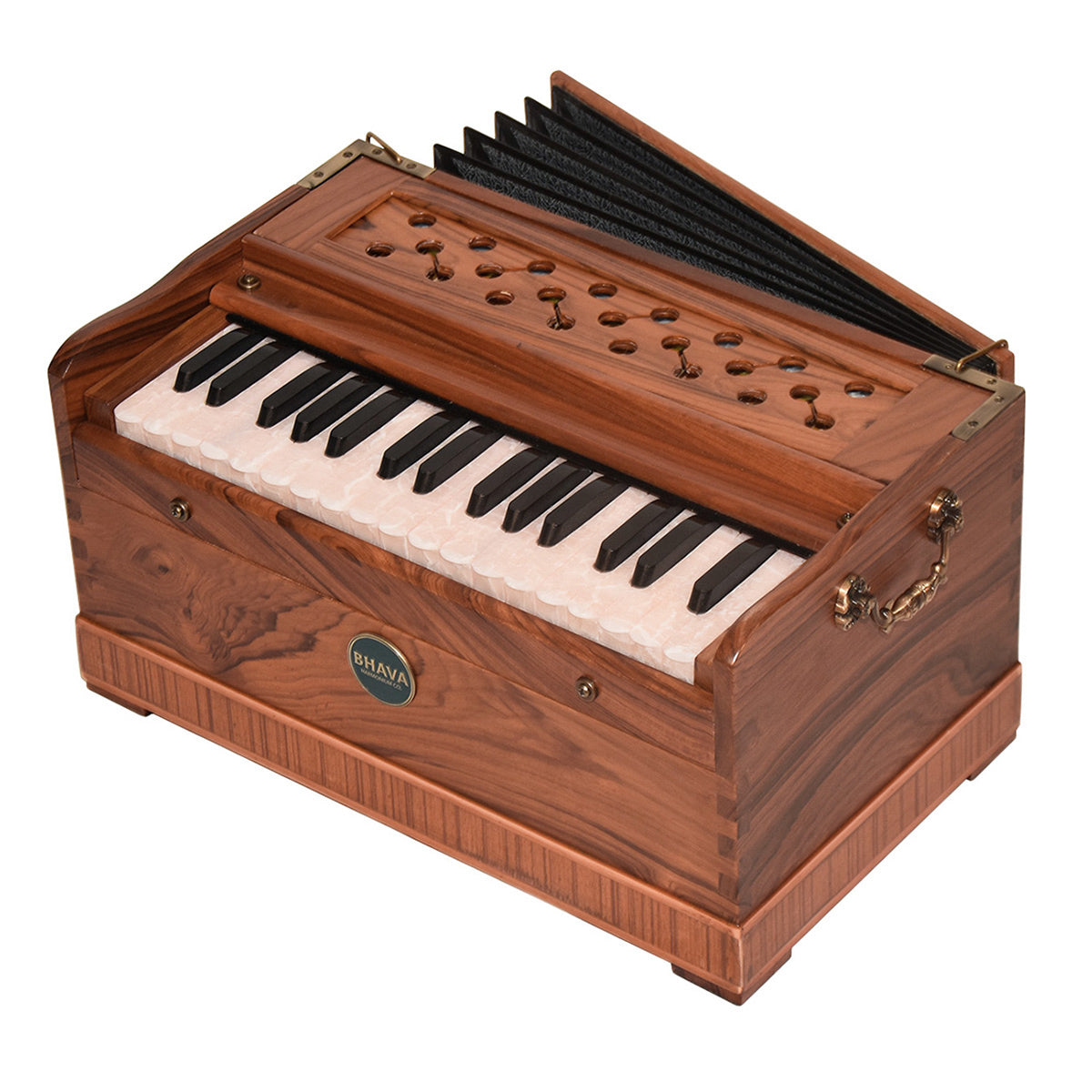 Bhava Lite "Travel" Harmonium, Concert Teak Edition