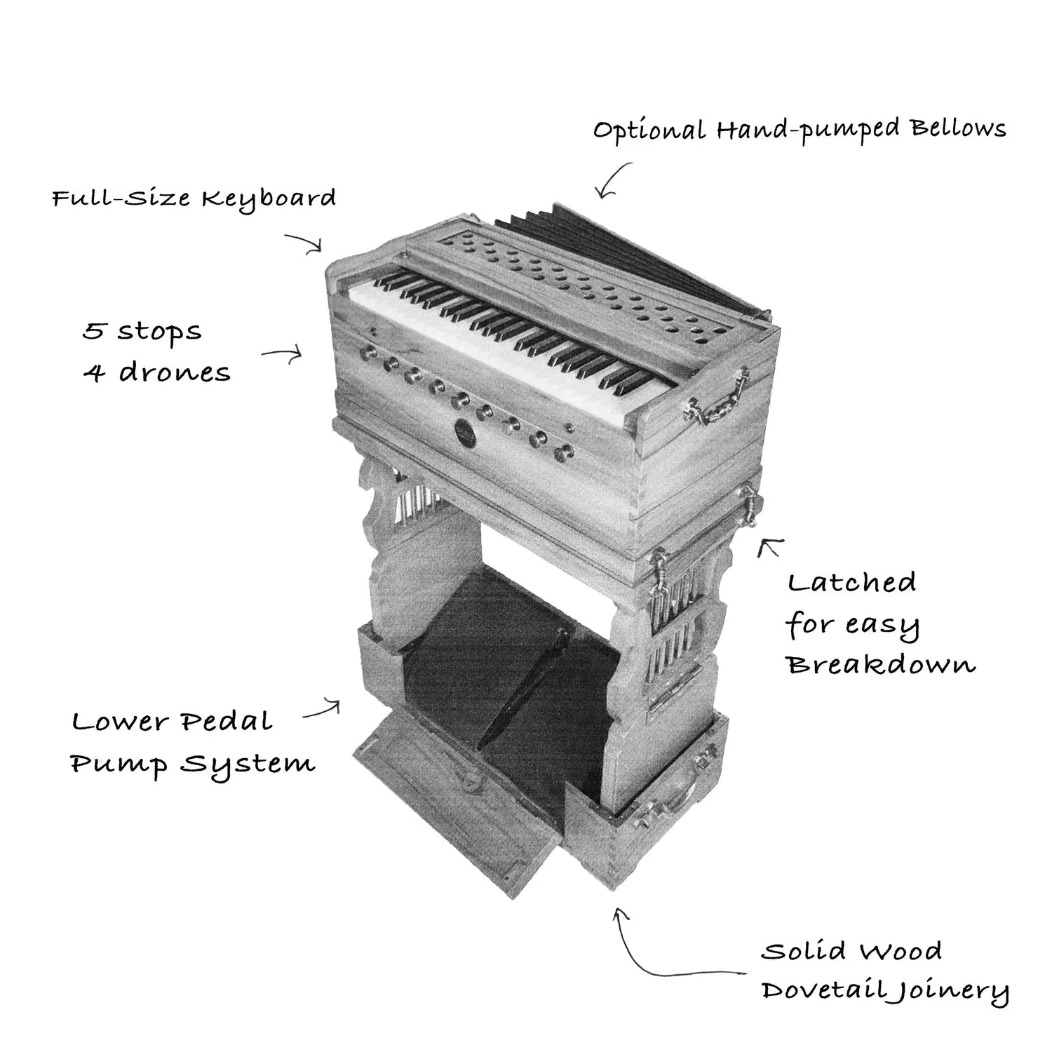 Bhava Hybrid Pedal Harmonium | Launch Edition