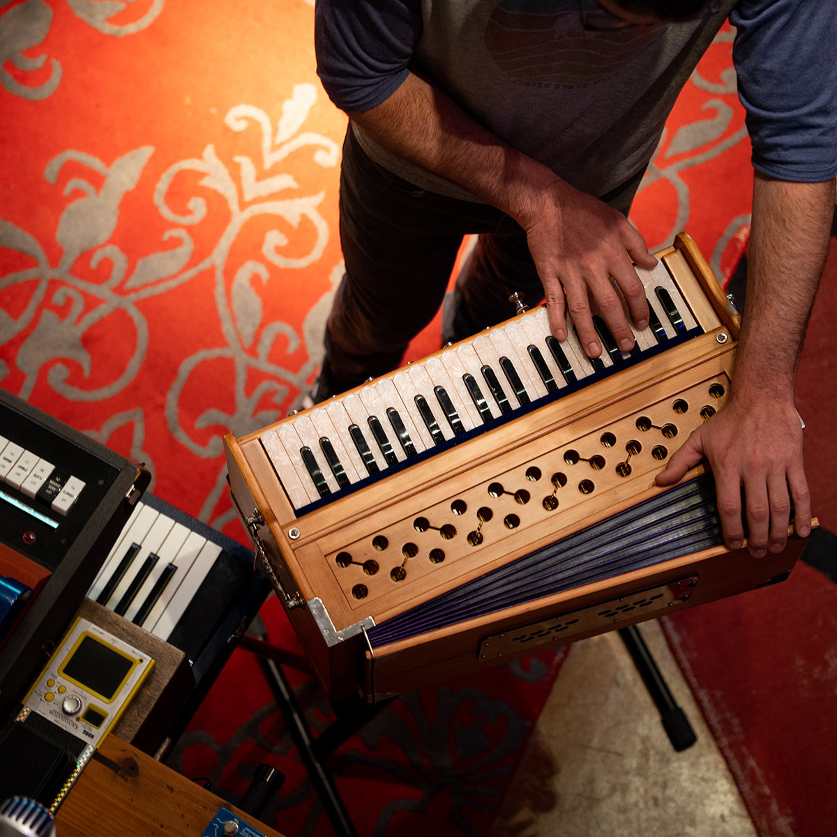 Bhava Studio Harmonium, Standard Edition being played